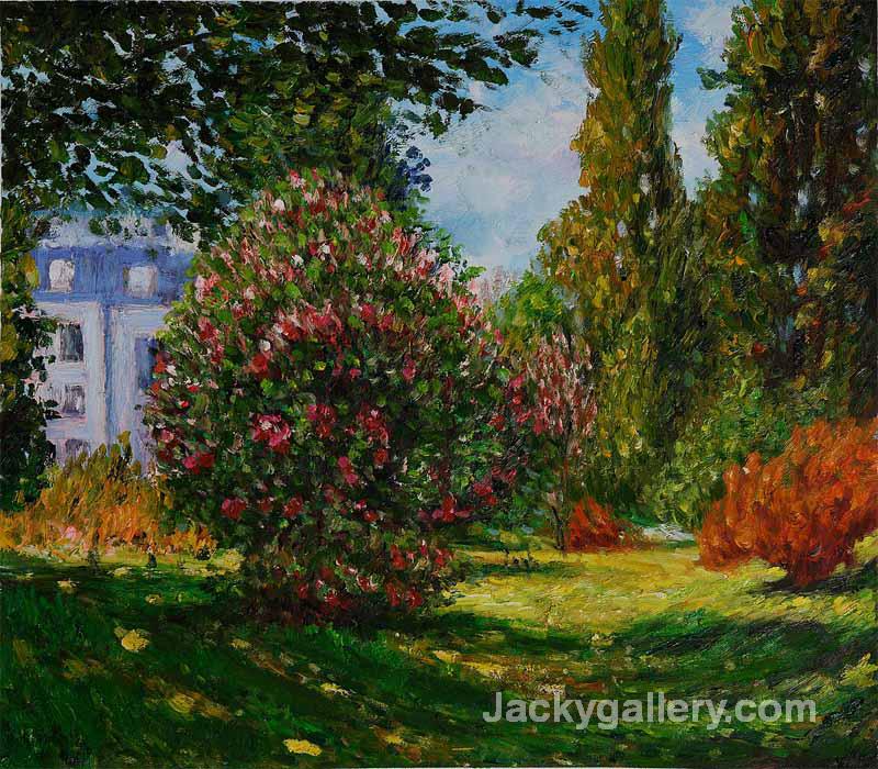 Il Parco Monceau b by Claude Monet paintings reproduction